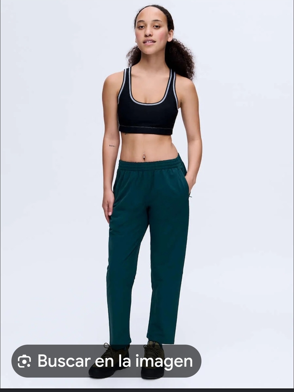 Everyday Elastic-Waist Track Pants  Cropped Ankle Pants